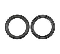 SLOYCA Altoparlante bordo in gomma 4 pollici 5 pollici 6,5 pollici 8 pollici tacca surround Fold anello riparazione altoparlante audio parte sospensione in gomma fai da te 2 pezzi (colore: 4 pollici)