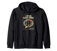 SLP Fluent Bubble Linguaggio Patologo Terapista Felpa con Cappuccio