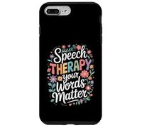 SLP Language Specialist Speech Therapy Your Words Matter Custodia per iPhone 7 Plus/8 Plus