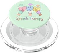 SLP Logopedia Carino Cuori Bolle di Discorso Pediatrico PopSockets PopGrip per MagSafe