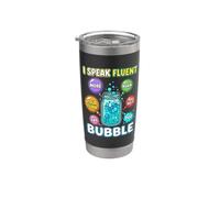 SLP Logopedia Funny I Speak Bubble Patologo Bicchiere termico in acciaio inox doppia parete
