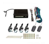 SLPRO Set completo di chiusura centralizzata, 4 porte, incl. 2 chiavi a scatto con radio, 4 servomotori