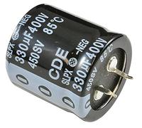 SLPX331M400E3P3 Condensatore elettrolitico 330181; F SLPX Series177; 20% 400 V 3000 ore a 85176; C Snap-in-6 Pack