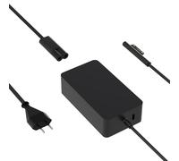 SLRIOYS Alimentatore 65W Compatibile Con Microsoft Surface Pro 3 4 5 6 7 7+ 8 9 10 X Surface Laptop 7/6/5/4/3/2/1 Surface Book 3/2/1 Surface Go 4 3 2 1 Tablet Windows Con Porta USB 5V Caricatore