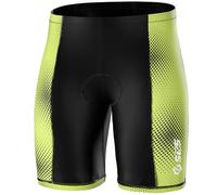 SLS3 Pantaloncini Triathlon Uomo - Tri Shorts Men - 2 Tasche FRT Pantaloncino Triathlon Uomo - Ideato da Atleti (Key Lime & Black, M)