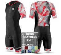 SLS3 Tuta da Triathlon da Uomo, con Maniche aerodinamiche, Triathlon PRO FX, da Uomo