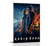 SLSCSXYP Poster su tela con Robin Hood classico vintage di film e serie TV, decorazione artistica da parete per camera da letto, 30 x 45 cm, con cornice