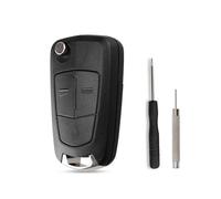 SLshiBo Guscio Telecomando Opel 2 Tasti Cover Guscio Scocca Chiave Telecomando con Lama e Accessorio di Smontaggio per Opel Adam Astra Corsa Insignia Mokka Karl Meriva Zafira Vectra