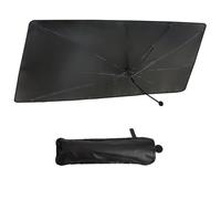 SLshiBo Parasole per parabrezza auto 135 x 73 cm - Pieghevole parabrezza parasole con scheletro protezione UV e isolamento termico parabrezza - per SUV/Auto