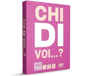 SLSK Games Chi di Voi...? - Il Gioco assurdo per Le Feste - Gioco di alcolici con 100 Carte - Gioco di alcolici - Gioco di Carte - Giochi di Partito per Adulti - 18+ - Edizione Italiana