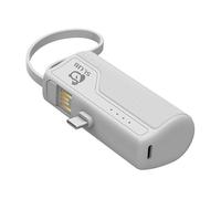 SLuB 5000 mAh - Powerbank Ultracompatta a Connessione Diretta Carica rapida 2A · Plug-and-Play · Doppia interfaccia