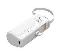 SLuB 5000 mAh - Powerbank Ultracompatta a Connessione Diretta Carica rapida 2A · Plug-and-Play · Doppia interfaccia