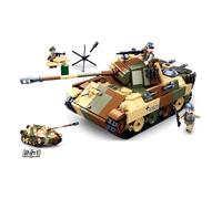 Sluban Army carro armato medio mimetico 2-in-1 set di costruzione