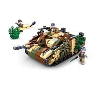 Sluban carro armato corazzato mimetico - set da costruzione militare