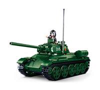 Sluban carro armato T-34/85 Model Bricks set di costruzione
