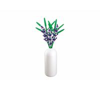Sluban Composizione floreale artificiale con vaso, altezza 42,6 cm, viola e verde, M38-B1101-14