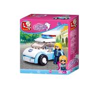Sluban Donna con Auto della Polizia, Multicolore, M38-B0600B