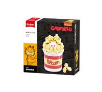 Sluban Garfield Popcorn, gioco di costruzione, 104 pezzi, per bambini dai 6 ai 12 anni, modello M38-B1221D