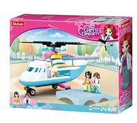 Sluban- Girls Dream-Helicopter 163pcs, M38-B0798, Multicolore