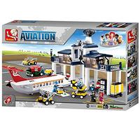 Sluban M38-B0373 Set 826 Costruzioni Giocattolo Serie Aviazione Aerei, Multicolore, SlubanM38-B0373