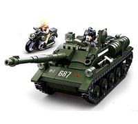 Sluban M38-B0687 - Set di costruzioni, Tank with soldiers