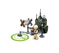 Sluban Mini set di mattoncini da costruzione WWII (88 pezzi) [B0678D], set da gioco con morsetto, soldati, con personaggio, Army WWII colorato, SL07125