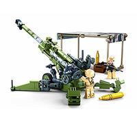 Sluban- Model Bricks-M777 Howitzer 258pcs, M38-B0890, Multicolore