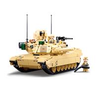 Sluban ModelBricks carro armato da battaglia M1A2 Abrams set di costruzione