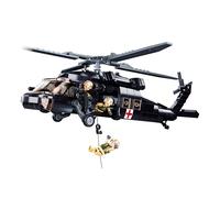 Sluban ModelBricks elicottero di soccorso UH-60 Black Hawk