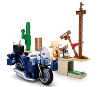 Sluban motociclista in gita - set di costruzione della moto (73 pezzi)