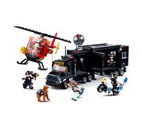SLUBAN Polizia SWAT base mobile con elicottero e moto