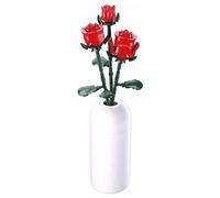Sluban Rose Rosse con vaso ( 254 pz ) PLEYERID 10 M38 B1101 04