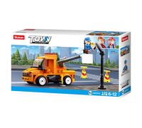 Sluban SL07169 Basket Crane Truck (122 Pieces) Play Set Clamp Building Blocks C