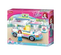 Sluban SL95667 - Set da gioco per la donazione di sangue (195 pezzi) [M38-B0797], con mattoncini a morsetto, City, con personaggio da gioco, sogni delle bambine