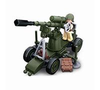 Sluban Sluban SL07124, WWII - Mini Set di Pistole (77 Pezzi) [M38-B0678C], Set da Gioco, mattoncini con Morsetto, Soldati, con Personaggio, Army WWII, Multicolore, 4 Anni