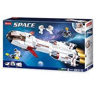 Sluban- Space - Saturn Expedition Rocket 468 Pezzi, Multicolore, M38-B0925
