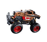 Sluban- Veicolo Fuoristrada, Bigfoot da Corsa, Arancione/Nero, Colore, M38-B1160