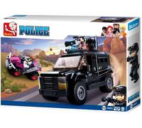 Sluban veicolo SWAT della polizia con quad e minifigure