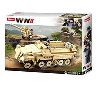SLUBAN trattore semicingolato tedesco half-track - set di costruzione della Seconda guerra mondiale