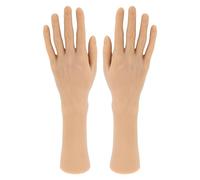 Sluffs 1 paio di mani maschile maschile High Simulated Mannequin Hands per esercitazioni per esprimere le riprese del braccialetto per display per collana di braccialetti