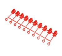 Sluffs 1 Plug Dust Protection Cover, 10 XT60 Plug Connector Covers, Rubber Terminal Dust Protection Cover, Suitable for RC Lithium Battery Red