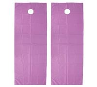 Sluffs 2 SPA massage table covers, breathable, oil resistant, beauty salon bed sheets, polyester (Purple)