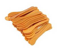 Sluffs 50pcs Facial Mask Mixing Spatula Portable Skin Care Mask DIY Spoon Applicator Accessory(Plastic Cosmetic Spatula Candy Color)