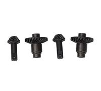 Sluffs Helical Gear Axle Differential Set Black Remote Control Front And Rear Axle Gear Steel Axle Differentials Gear for Traxxas 1/18 TRX4M RC Vehicle