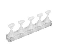 Sluffs Magnetic Nail Tip Practice Stand Poleador de uñas Falsas Pantallas de gel Base Herramienta de manicura Soporte de punta de uñas Magnético, soporte de práctica de uñas Base
