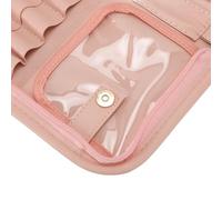 Sluffs Stand Up Makeup Brush Holder Bag Water Resistant PU Leather 20 Pockets Folding Travel Cosmetic Brushes Case Stand Up Makeup Brush Case.