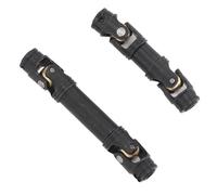 Sluffs Upgraded Parts for The Front And Rear Center shafts of The Transmission Shaft, Suitable for RC Drive Shaft Replacement Adjustable Universal Metal Front And Rear CVD Drivesha