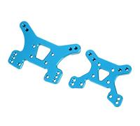Sluffs WLtoys 144001 1/14 RC Car Front Rear Shock Tower Board Set Accessories Fine Workmanship Easy Install Durable Aluminum Alloy Red Blue (Azul)