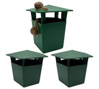 Slug Trap Container - Reusable snailCatcher House, Portable Bait Trap | Durable snailTrapper Box For Garden Yard Lawn Farm Patio Aquarium Use, Eco Friendly Solution