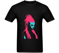 Sluggish Min Blacksoul Die Antwoord Paint Art O-Neck 100% Cotton Short Sleeve Unisex T-Shirt XL